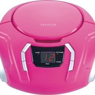 Sylvania Boombox portátil de CD com rádio AM/FM (CDs)