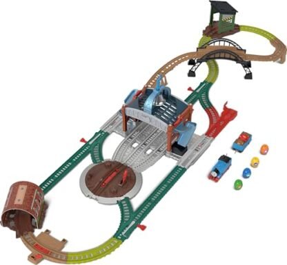 Thomas e Seus Amigos Pista de Brinquedo Motorizada Entregue os Barris! para crianças a partir de 3 anos (Brinquedos)