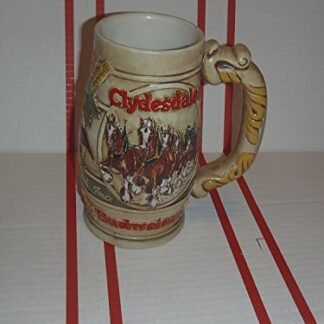 1983 BUDWEISER CLYDESDALE TRIGO CAMEO Feriado STEIN CS58 (Cervejas)