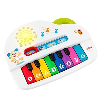 Aprender e Brincar Piano Cachorrinho Fisher Price, Mattel, Branco (Brinquedos)