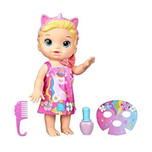 Baby Alive, Boneca Bebê Dia de Princesa Unicórnio, Rosa (Brinquedos)
