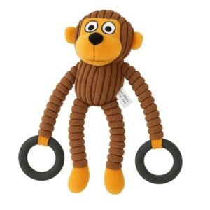 Pelúcia com Argola para Cachorro Brinquedo com Apito (Brinquedos)