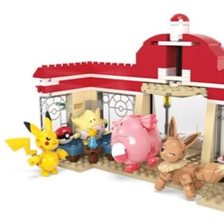 MEGA Pokémon Jogo de Construção Centro Pokémon na Floresta (Brinquedos)