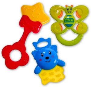 Europio - Kit Chocalho Brinquedo Infantil Macio Para Bebê Divertido (Brinquedos)