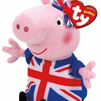 Pelúcia Peppa Pig 20cm Union Jack Peppa Dtc Original (Brinquedos)