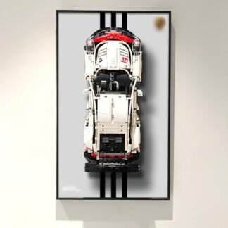 WETCEAOM Painel De Exposição Para Carro Corrida Lego Technic Porsche 911 Rsr 42096, Tamanho: 19,7 X 31,5 Pol., Ideias Presente Amantes Molduras Parede, Somente! (Brinquedos)