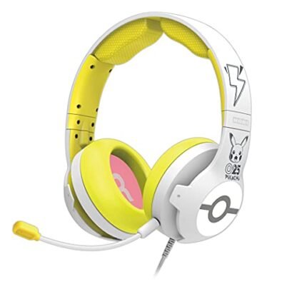 HORI HORI Nintendo Switch Gaming Headset (Pikachu POP) for Nintendo Switch & Switch Lite - Officially Licensed by Nintendo & Pokemon Company International - Nintendo Switch; (Brinquedos)