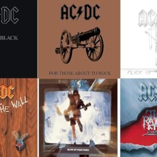 AC/DC Brian Johnson Six-Pack: Back In Black + For Those About To Rock + Flick Of The Switch + Fly On The Wall + Blow Up Your Video + Razor's Edge (6-Pack) (CDs)