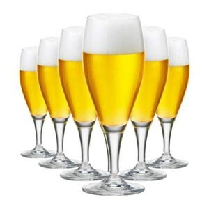 Ruvolo,Taça Gourmet M de Cristal para Cerveja 6 pcs,400ml (Cervejas)