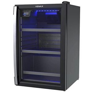 Cervejeira Blue Light 100L Preto 220V Porta De Vidro Venax (Cervejas)