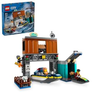 LEGO Set City Police 60417 Lancha Rápida da Polícia e Esconderijo d 311 peças (Brinquedos)