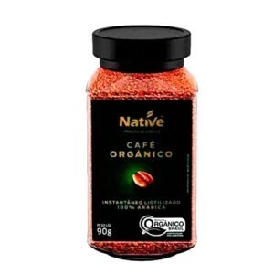 Café Orgânico Solúvel Liofilizado, Native, 90g (Café)