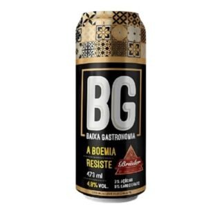 Cerveja Artesanal Brüder Baixa Gastronomia BG 473ml, Pack com 12 Latões, Estilo Light Lager Puro Malte, 0% Açúcar, 0% Carboidrato e 0% Gordura, Baixa Caloria e Baixo Amargor (Cervejas)