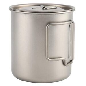 Copo de titânio, copo de água forte, caneca de titânio, cerveja fria para casa, acampamento ao ar livre, café quente (Cervejas)