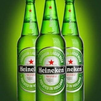Genérico Placa Decorativa A4 - 21 x 29,7 cm - Sinal Decorativo - Madeira de Engenharia - Barra - Vintage - Cerveja Heineken (Cervejas)