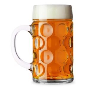 PrimeSaver Caneca de cerveja Oktoberfest - Copo de cerveja com alça - Beerfest Oktoberfest Decorações Freezer - 1 litro (Cervejas)
