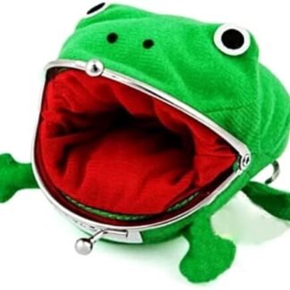 Bestmaple Carteira Frog Anime desenho animado carteira moedas mangá flanela brinquedo fofo divertido de pelúcia, Sapo Anime, Large (Brinquedos)