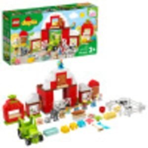 10952 LEGO® DUPLO® Town Celeiro, Trator e Cuidados para os Animais da Fazenda; Brinquedo de Construção (97 peças) (Brinquedos)