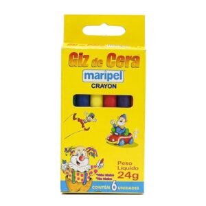 GIZ DE CERA 06 CORES SORTIDAS C/12 (Brinquedos)