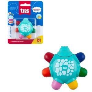 Giz De Cera Tris Tuga Cartela 6 Cores (Brinquedos)