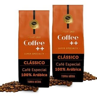 Coffee Mais │Café Super Especial em Grãos │ Clássico │100% Arábica │Torra Média │Pack 2 unidades de 250g (Café)