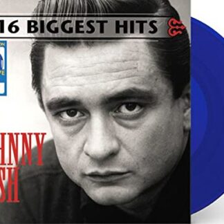 LP Johnny Cash Vinyl, 16 Biggest Hits, Blue Colored Record VINIL (Discos de Vinil)