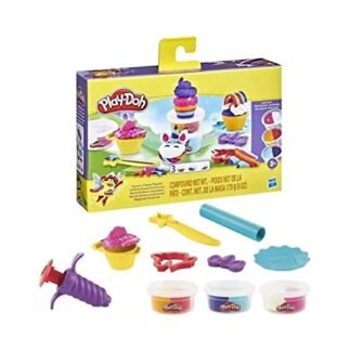 Massa de Modelar Play-Doh Docinhos de Unicórnios, com 2 Cores de Massinha - F3617 - Hasbro, Cores diversas (Brinquedos)
