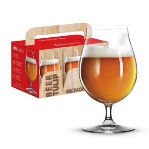 Spiegelau Conjunto de 6 copos de cerveja Beer Classics Tulip, copos de cristal, copos de cerveja estilo belga, conjunto de copos de vidro, 450 ml (Cervejas)