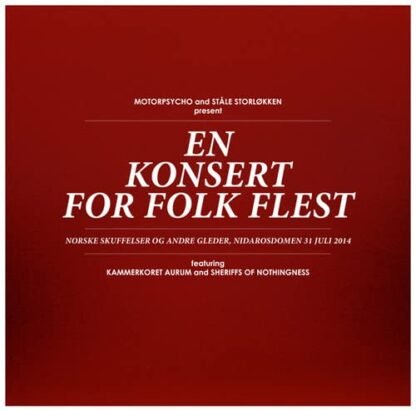 En Konsert for Folk Flest [Disco de Vinil] (Discos de Vinil)