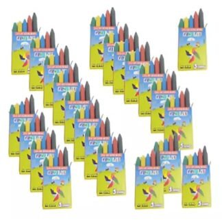 Conjunto com 50 Brinquedinhos Mini Brinquedo Plástico Nacional Kit para Lembrancinhas Mimos Prendas Sacolinha Surpresa Festas (50 Caixas Giz de Cera) (Brinquedos)