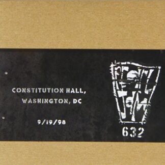 Official Bootleg: Constitution Hall Dc 9/19/98 - PEARL JAM (CDs)
