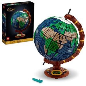 LEGO® Ideas O Globo 21332 Kit de Construção; Modelo para Construir e Exibir para Adultos (2585 peças) (Brinquedos)