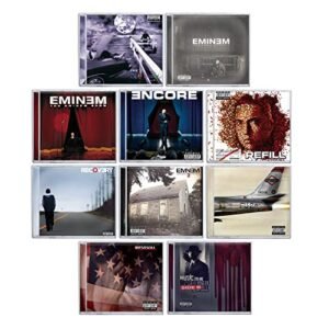 Eminem 10 Studio Album Collection Including Music To Be Murdered By + Relapse + Slim Shady + Also Includes Bonus Art Card (CDs)