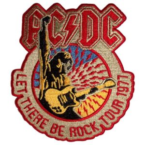 Ac/Dc Let There Be Rock Tour 1977 Patch de tecido (CDs)