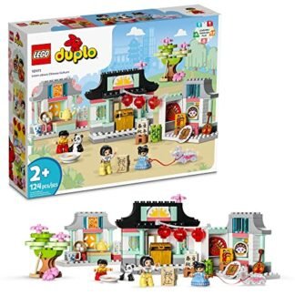 LEGO DUPLO Learn About Chinese Culture 10411 Bricks Set with Toy Panda and Family Figures, Educational Learning Toys for Toddlers Age 2 Plus Years Old (Brinquedos)