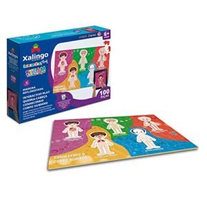 Steam Quebra-Cabeça Educativo Interactive Play Conhecendo Corpo Humano Xalingo (Brinquedos)