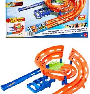 Hot Wheels Action Pista de Brinquedo Circuito Giro Veloz para crianças a partir de 4 anos (Brinquedos)