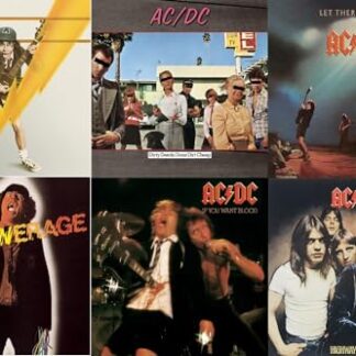 AC/DC Bon Scott Six-Pack: High Voltage + Dirty Deeds Done Dirt Cheap + Let There Be Rock + Powerage + If You Want Blood + Highway to Hell (CD 6-Pack) (CDs)
