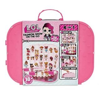 L.O.L. Surprise! Fashion Show On-The-Go Storage/Playset with Doll Included - Light Pink (Brinquedos)