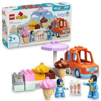 LEGO DUPLO Bluey Ida à Sorveteria com a Bluey; Brinquedo para Crianças Pequenas 10458 (Brinquedos)