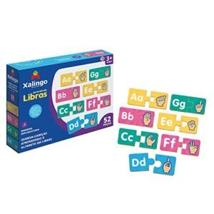 Quebra-Cabeça Aprendendo Libras Xalingo (Brinquedos)