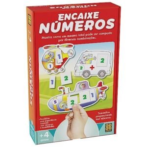 Grow Jogos Didáticos - B&A ENCAIXE NÚMEROS (Brinquedos)
