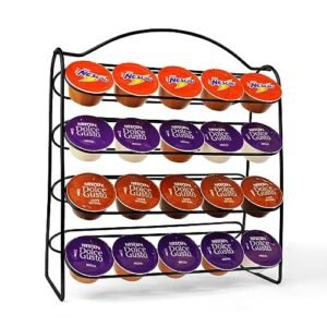 Porta Cápsulas Preto Compatível Com "Dolce Gusto" 40 Cápsulas de Café (Café)