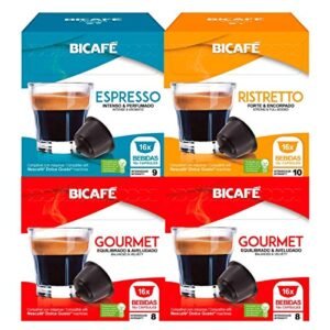 64 Cápsulas Para Dolce Gusto - 4 Caixas - Kit Café - Cápsula Bicafé (Café)