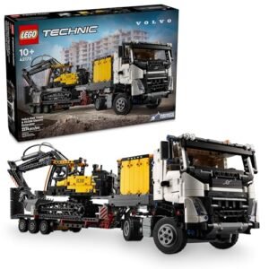 LEGO Technic Caminhão FMX e Escavadeira Elétrica EC230 da Volvo 42175 (Brinquedos)
