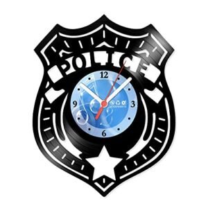 Relógio De Parede Disco Vinil Profissões - Police - VPR-007 (Discos de Vinil)
