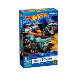 Quebra-Cabeça Hot Wheels 60 Peças - Grow (Brinquedos)