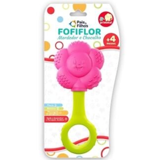 Pais e Filhos Fofiflor - Mordedor E Chocalho (Brinquedos)