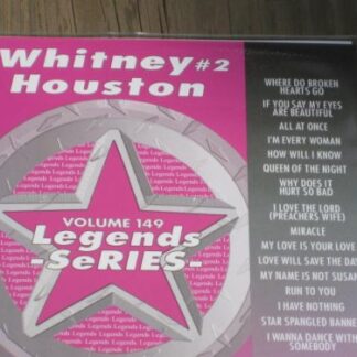 LEGENDS Karaoke CDG Vol.149 Hits of WHITNEY HOUSTON Vol.2 cd +g (CDs)