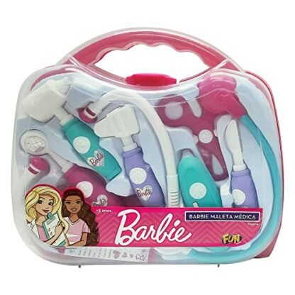 Barbie Kit Médica Maleta, Fun Divirta-se, Multicor (Brinquedos)